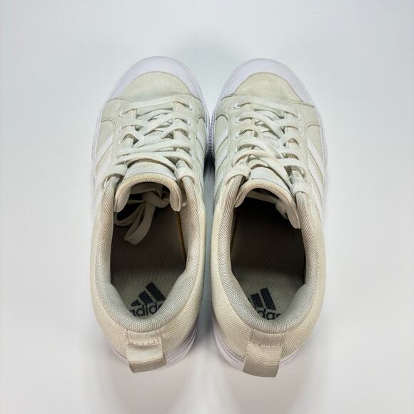 Adidas Bravada 2.0 White Canvas Low Top Platform Shoes IE2309 Women’s Size 10 - Picture 6 of 10